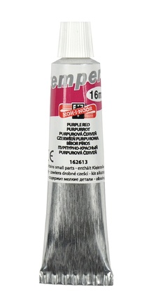 Papírenské zboží - Temperové barvy 16ml - 162613 purpurová červ