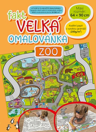 Papírenské zboží - Fakt velká omalovánka - ZOO