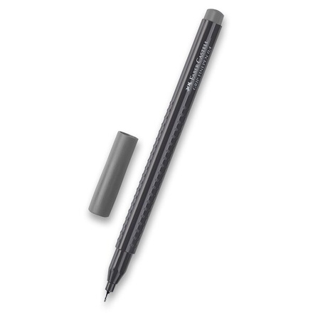 Papírenské zboží - Popisovač Grip 0.4mm, teplá šedivá IV Faber-Castell 151672