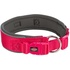 Papírenské zboží - Halsband PREMIUM extra breit, Fuchsia/Graphit L: 46-55 cm/50 mm