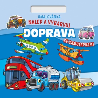 Papírenské zboží - Omalovánka Nalepuj a vybarvuj! Doprava