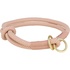 Papírenské zboží - Rundes, halb einziehbares Soft Rope-Halsband, rosa/hellrosa, L: 50 cm/ 10 mm