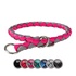 Papírenské zboží - CAVO Rundhalsband „Stop pulling“ – fuchsia/graphit M: 39-45cm/12mm