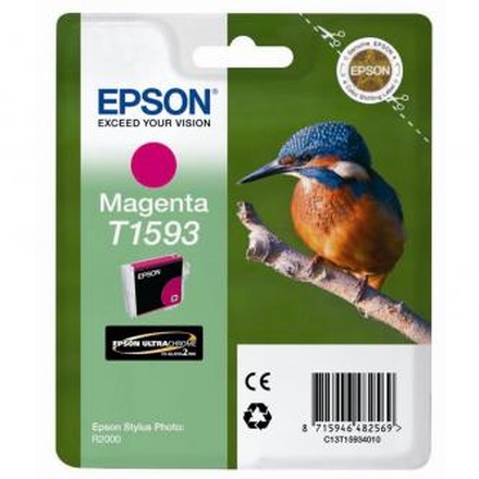 Papírenské zboží - Epson originální ink C13T15934010, magenta, 17ml, Epson Stylus Photo R2000