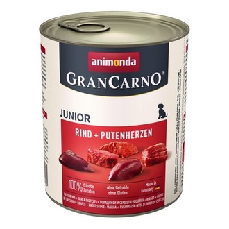 Papírenské zboží - GRANCARNO JUNIOR - hovězí, krůtí srdce 800g 