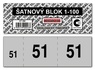 Papírenské zboží - Garderobenblock 1-100 ET290