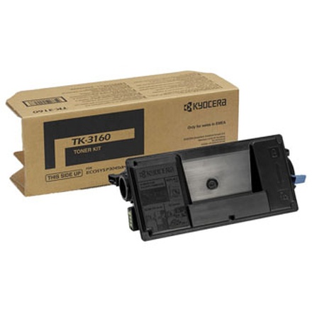 Papírenské zboží - Kyocera originální toner TK-3160, black, 12500str., 1T02T90NL0, Kyocera ECOSYS P3045dn, E