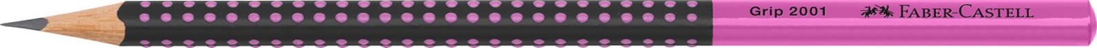 Papírenské zboží - Graphitstift Grip Two Tone, rosa / schwarz Faber-Castell 517011