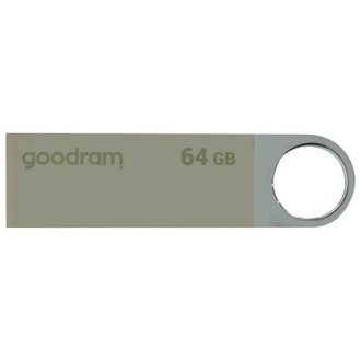 Papírenské zboží - Goodram USB flash disk, USB 2.0, 64GB, UUN2, UUN2, silver, UUN2-0640S0R11