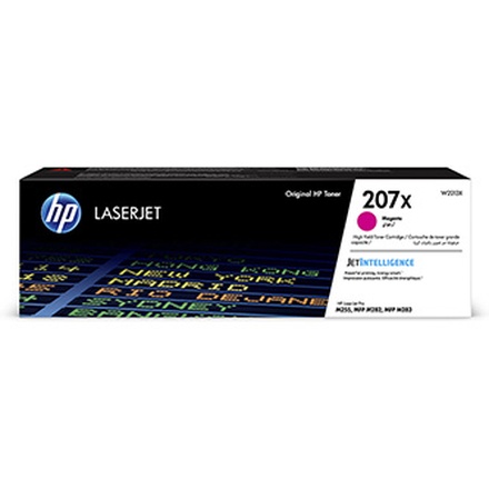 Papírenské zboží - HP originální toner W2213X, magenta, 2450str., HP 207X, HP Color LaserJet Pro M255, MFP M